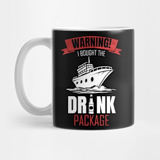 Cruising Drink Package Beer Cruise Vacation Mug